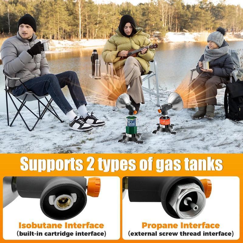 8500BTU Portable Propane Heater – Reinforced Base & Tank Holder ⛽